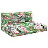 Poduszki na sofę z palet, 2 szt., kolorowe, tkanina