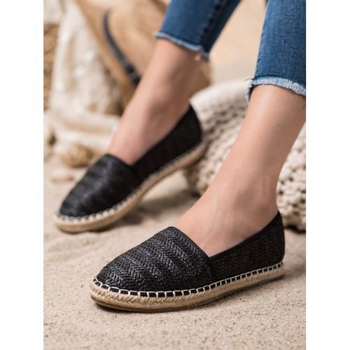 Plecione Czarne Espadryle r.37 na Arena.pl