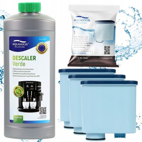 Filtr Do Ekspresu Saeco Philips 3 szt + Odkamieniacz Verde 1L Zestaw na Arena.pl