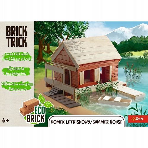 BRICK TRICK DOMEK LETNISKOWY KAMPER KLOCKI CERAMICZNE BUDUJ Z CEGŁY 120 EL na Arena.pl