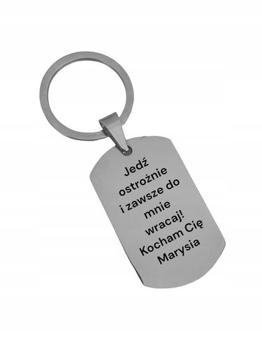 Prezent dla kierowcy, Brelok, breloczek, Święty Krzysztof GRAWER na Arena.pl