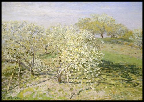Plakat 100x70cm Spring, Monet Vintage do Salonu na Arena.pl