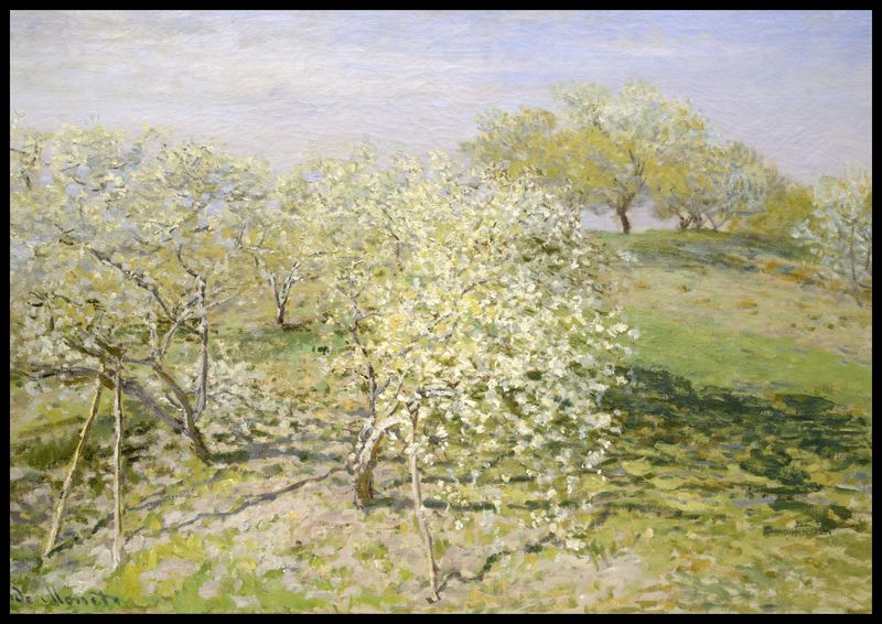 Plakat 100x70cm Spring, Monet Vintage do Salonu zdjęcie 2