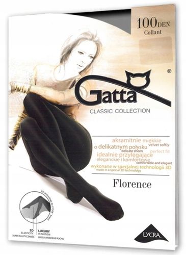 RAJSTOPY GATTA FLORENCE 100 DEN 4-L NERO na Arena.pl