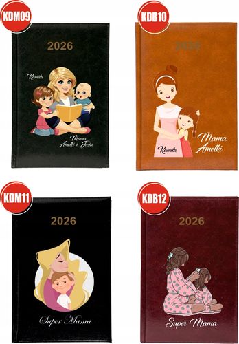 Kalendarz A5 2026 tygodniowy KSIĄŻKOWY PREZENT DLA LEKARZA Z IMIENIEM na Arena.pl