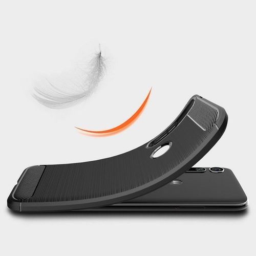 Pancerne etui Back Case Carbon do Motorola One Macro czarny na Arena.pl