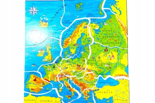 GEO- PUZZLE EUROPA 2212 na Arena.pl