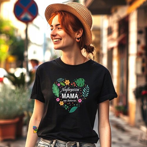 Prezent dla Mamy Koszulka na Urodziny Dzień Matki Święta Najlepsza Mama L na Arena.pl