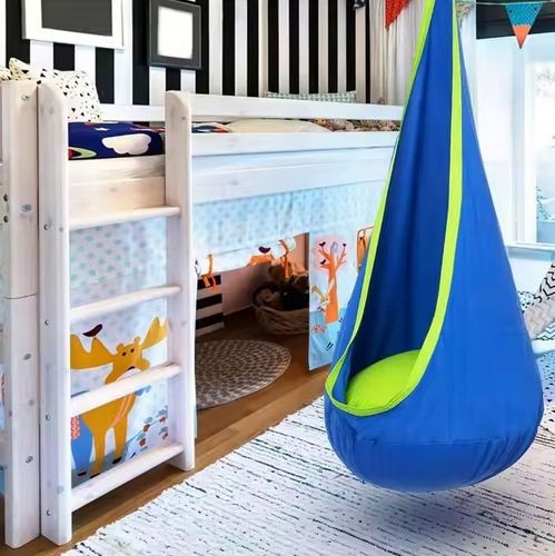 KOKON HUŚTAWKA FOTEL WISZĄCY DLA DZIECI + MOCOWANIE DO POKOJU OGRODU 100KG na Arena.pl