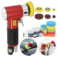 MINI POLERKA 25MM 50MM 75MM SZLIFIERKA MIMOŚRODOWA GĄBEK ZESTAW