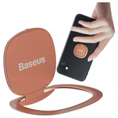 uchwyt pierścień, ring holder baseus invisible do telefonu (różowy)