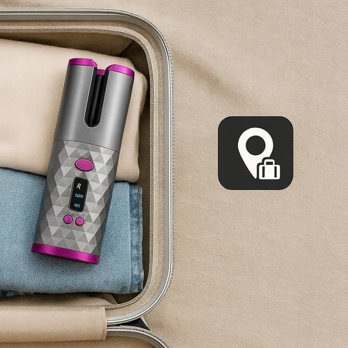 Bezprzewodowa lokówka automatyczna LCD fale loki obrotowa USB Do stylizacji na Arena.pl