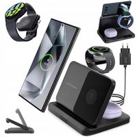 Ładowarka Bezprzewodowa Indukcyjna Szybka do Samsung ZFlip Fold Watch 6 3w1