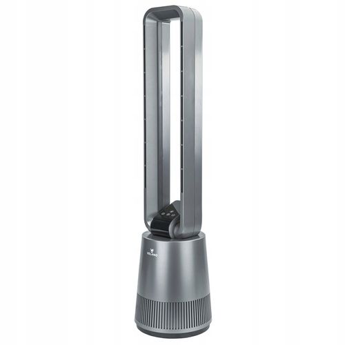 WENTYLATOR BEZŁOPATKOWY PODŁOGOWY OSCYLACJA TIMER WYŚWIETLACZ LCD PILOT na Arena.pl