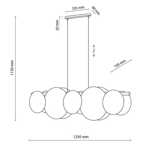 lampa wisząca pulse 4815 tk lighting na Arena.pl