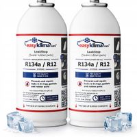 2x Uszczelniacz + Gaz Do Napełniania Klimatyzacji W Aucie R134A R12 Czynnik