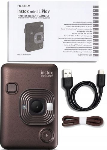 Aparat FUJIFILM Instax mini LiPlay Brązowy na Arena.pl