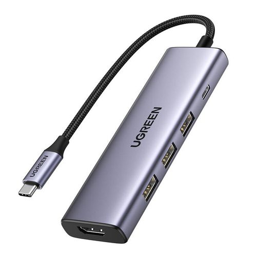 Hub USB-C UGREEN CM511 6w1 HDMI 4K PD 100W 3x USB DO laptopa na Arena.pl