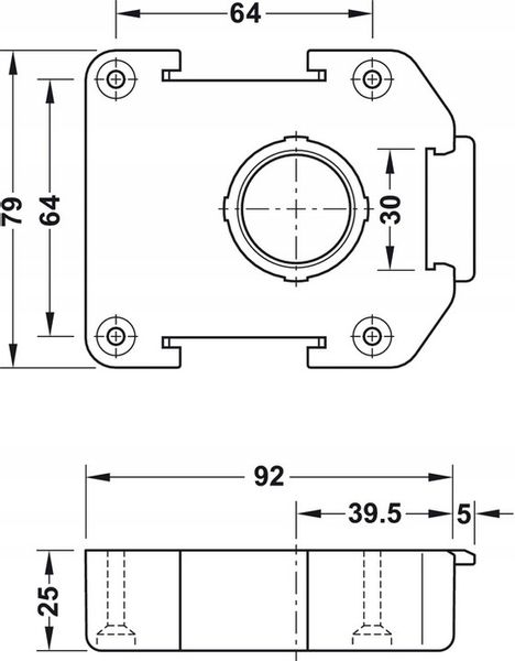 100 x Nóżka stopka Axilo od Hafele + główka H 100 zdjęcie 6