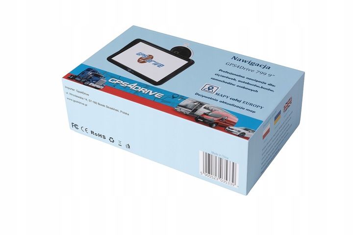 Nawigacja GPS 9" iGO Primo Truck TIR BUS Ciężarówka Autobus Gps4Drive zdjęcie 3