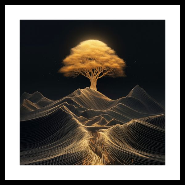 Plakat 30x30cm Drzewo Energii zdjęcie 3