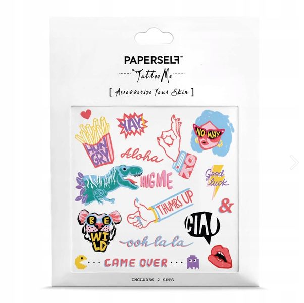 Paperself tattoo na wesele imprezę tymczasowy Talk zdjęcie 1