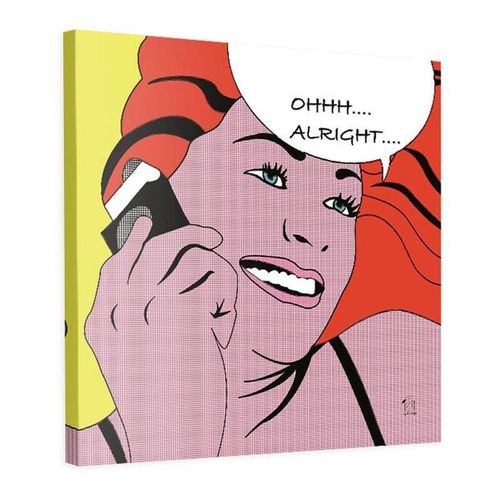 Obraz na płótnie - Canvas, Alright 70x70 na Arena.pl