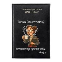 KALENDARZ NAUCZYCIELA 2026/2027 z NADRUKIEM TYGODNIOWY Notes PLANER