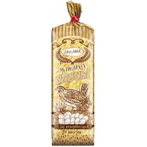 Ekomak Makaron przepiórczy krajanka 250g zdjęcie 2