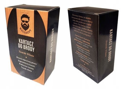 Szczotka do Brody i Wąsów Kartacz Twarda Twarde Włosie na Arena.pl