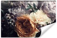 Fototapeta Do Salonu PIWONIE Peonie Bukiet Kwiaty Abstrakcja 90cm x 60cm