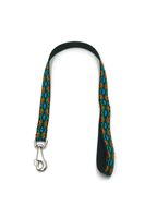 A-476 PEJCZ, KRÓTKA SMYCZ DLA PSA TAŚMA ROMB 25mm/80cm Kolor - Zielony