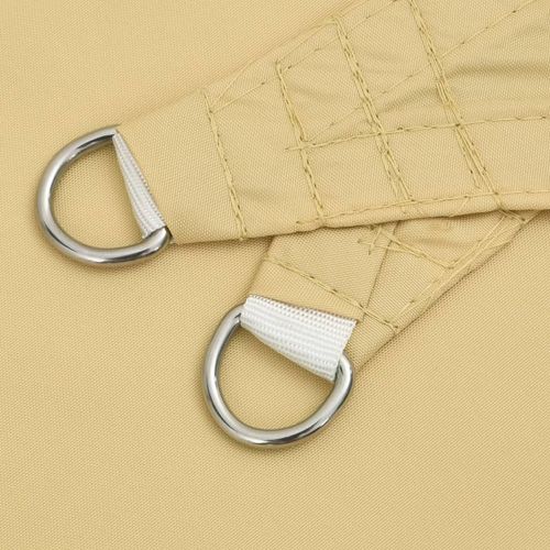 Żagiel przeciwsłoneczny, piaskowy, 4x5x5 m, 100% poliester na Arena.pl