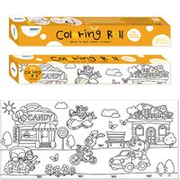 KOLOROWANKA SAMOPRZYLEPNA W ROLCE MIASTECZKO MAPED CREATIVE