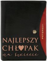 Portfel męski skórzany GRAWEROWANY prezent DLA CHŁOPAKA TWÓJ NAPIS