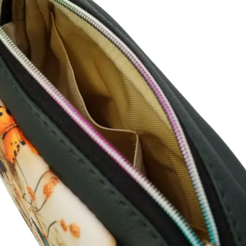 Mini Torebka Box z Ekoskóry z Motywem Motyli i Polnych Kwiatów na Arena.pl