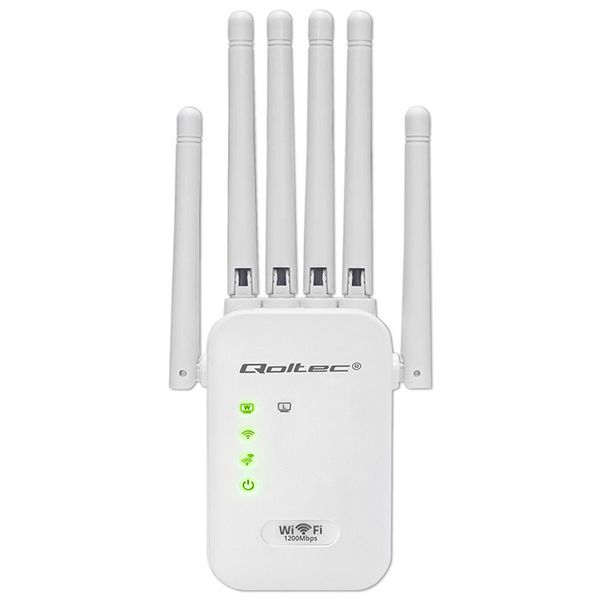 Qoltec Repeater WiFi 6 AX1200 6 anten zdjęcie 13