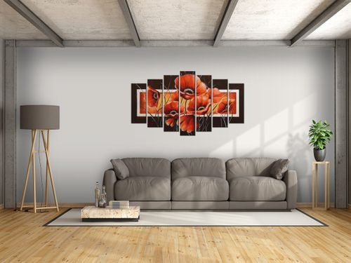 Obraz Moc maków 140x80 canvas na Arena.pl