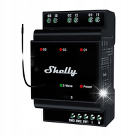 3-kanałowy przekaźnik na szynę DIN Shelly Qubino Wave Pro 3 Z-Wave