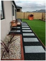 DUŻE GRUBE 2 cm szare PŁYTY TARASOWE CHODNIKOWE 120x60 jak BETON