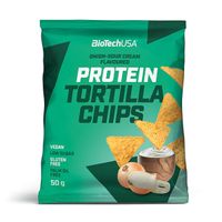 BioTech USA Protein Tortilla Chips 50 g onion-sour cream