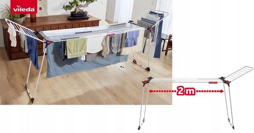 SUSZARKA NA PRANIE UBRANIA XXL VILEDA Infinity flex 3m balkonowa na Arena.pl