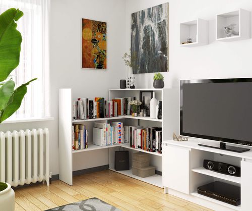 Regał przestawny mini TWIST - biały na Arena.pl