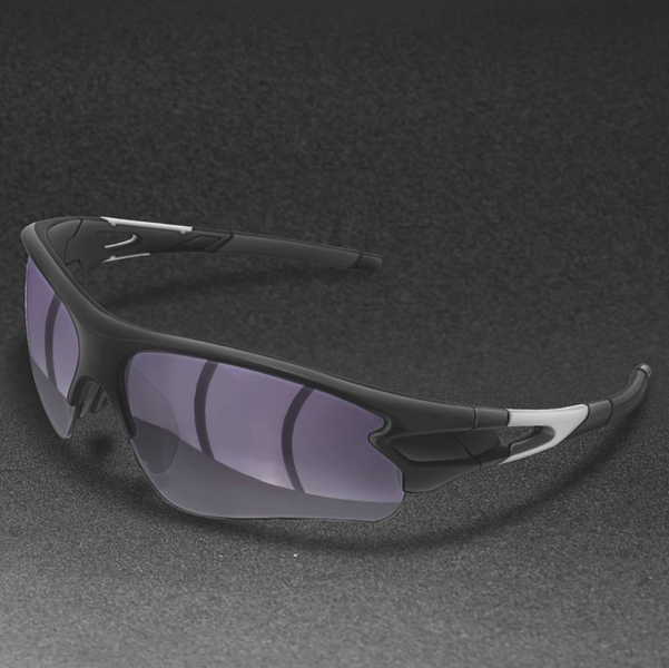 Czarne okulary rowerowe męskie sportowe polaryzacyjne zdjęcie 7