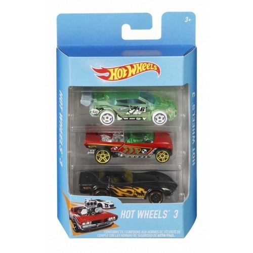 Hot Wheels Zestaw Trzech Samochodów na Arena.pl