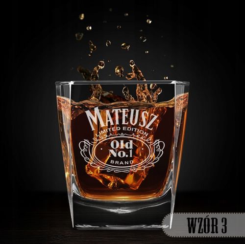 SZKLANKA DO WHISKY 300 ml z grawerem PREZENT URODZINY Dla Chłopaka na Arena.pl
