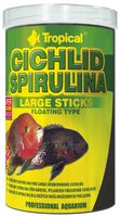 TROPICAL CICHLID SPIRULINA LARGE STICKS 250ML/75G