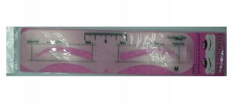 Szablony do stylizacji brwi linijka symetryczna U na Arena.pl