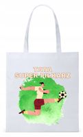 Dla Taty Ojca Tatusia Torba Eco Biała Shopper Z Nadrukiem Ze Zdjęciem