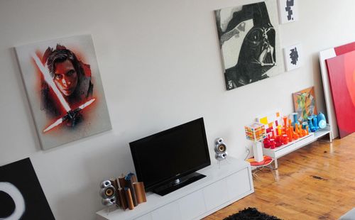 Gwiezdne Wojny Star Wars: The Last Jedi (Kylo Ren Brushstroke) - obraz na płótnie 60x80 cm na Arena.pl